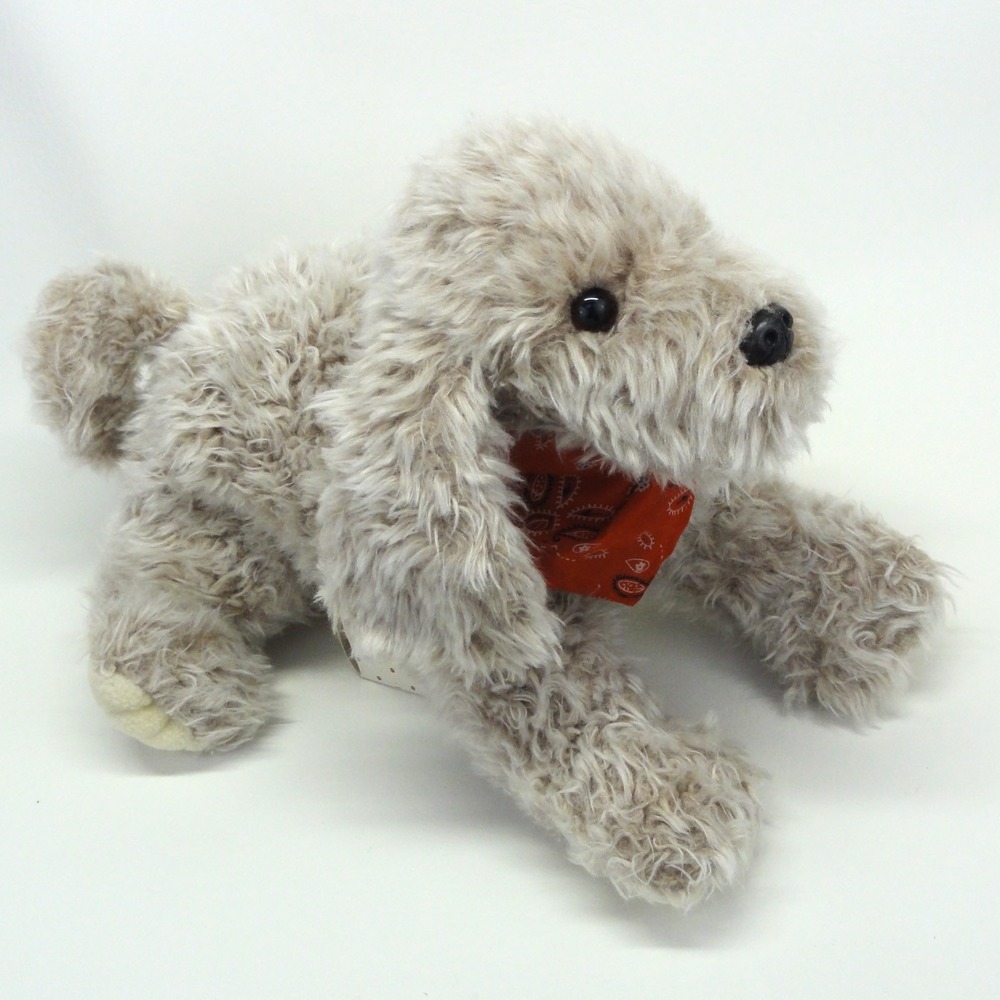 Gund Scraps Puppy Dog Re-release Red Bandana Soft Wire Hair Stuffed Animal Plush